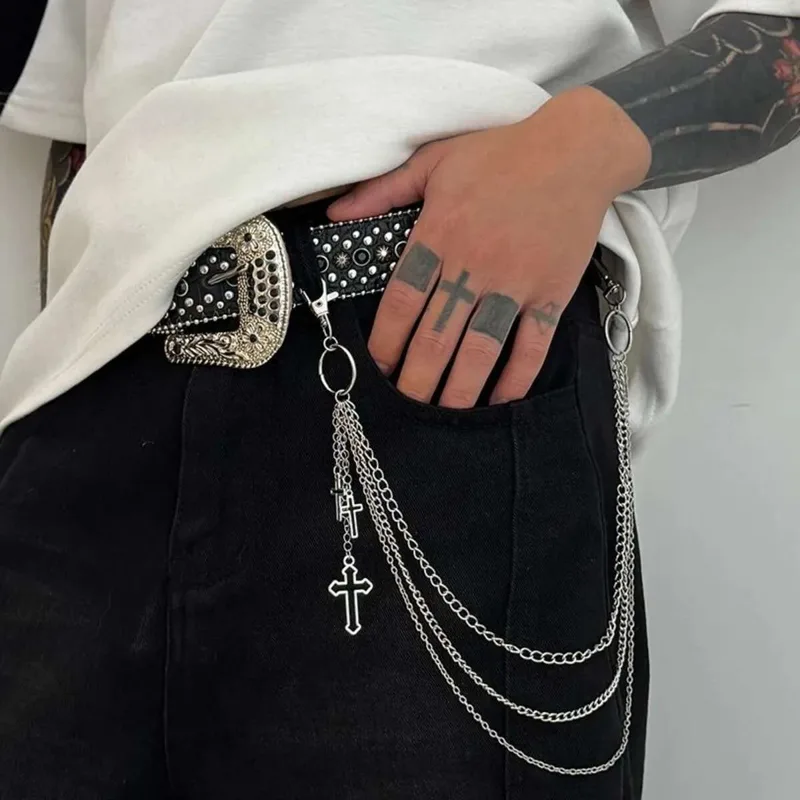 Body Jewelry Men - Ingemark Trendy Creative Cross Pendant Wallet