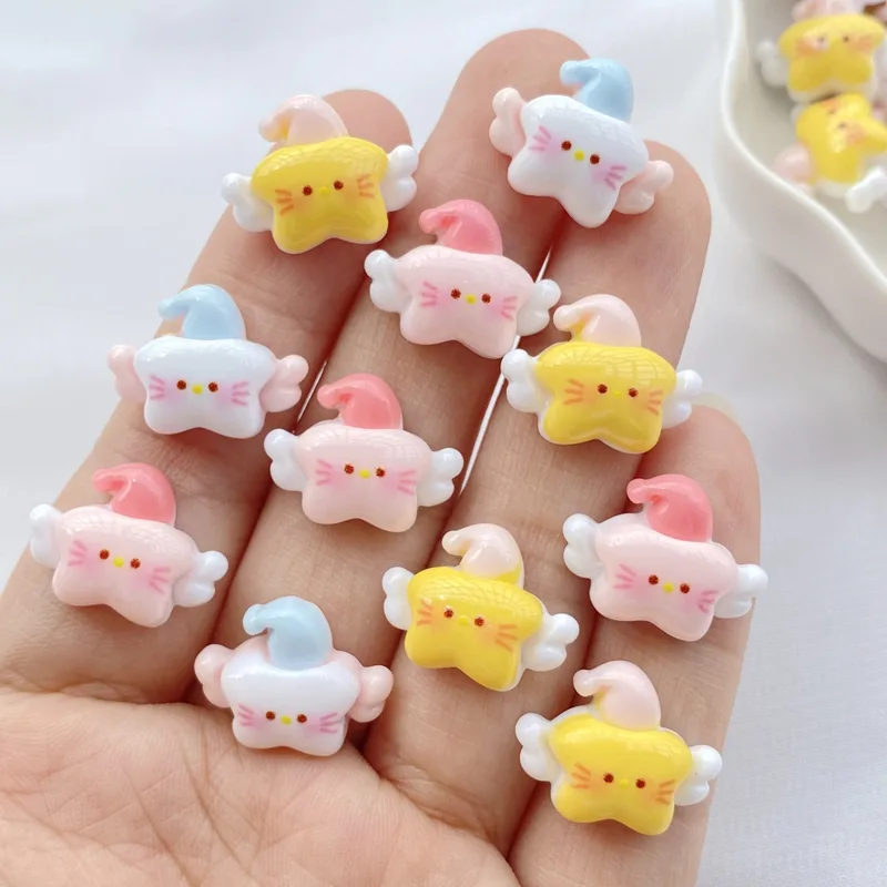 Star Flat Back - 20Pcs New Cute Mini Resin Angel