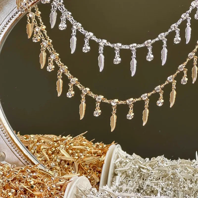 Body Jewelry For You - 0.5/1/2Meter KC Gold color and silver