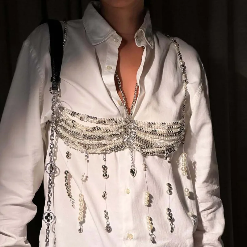Body Jewelry Vest - 2025 Luxury Design Halter Vest Tops