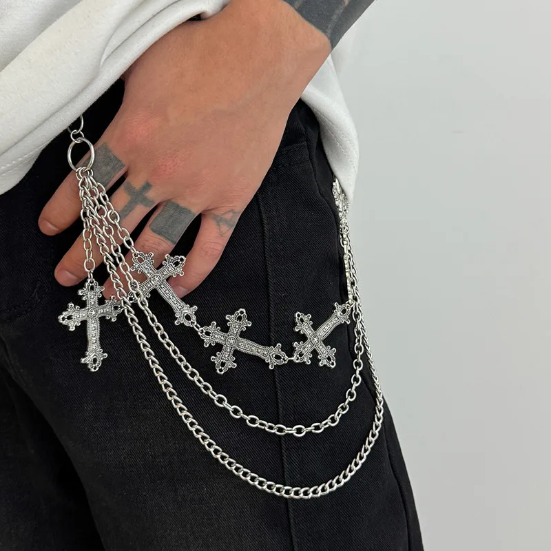 Body Jewelry Men - Fashion Punk Metal Pants Chain Hip