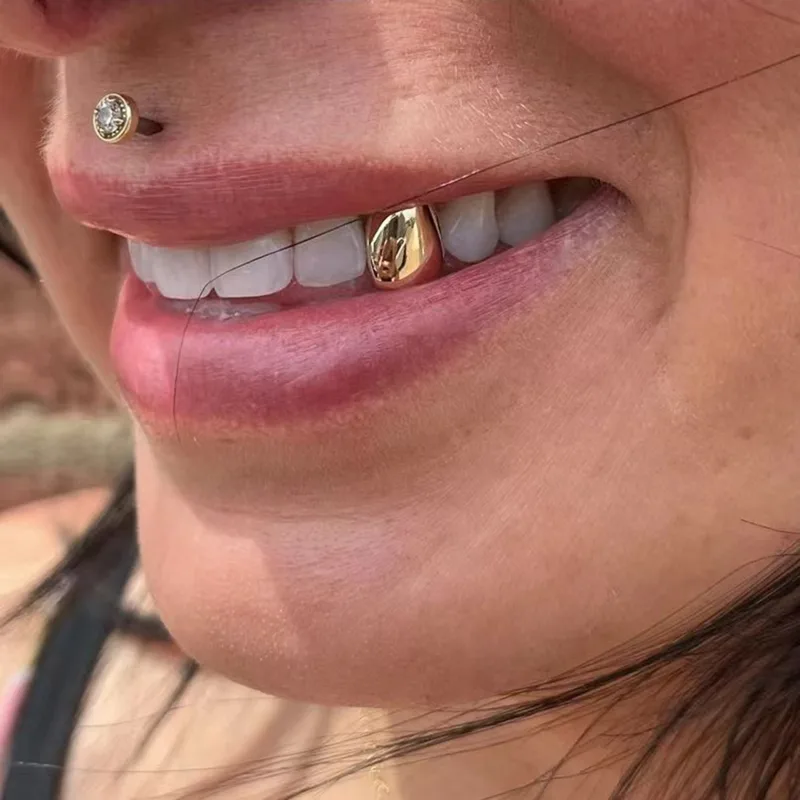 Body Jewelry Men - RACHELZ HipHop Classic Single Teeth Grillz
