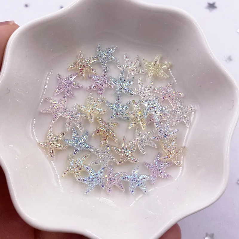 Star Flat Back - 10mm Mini Shiny Star Nail Art