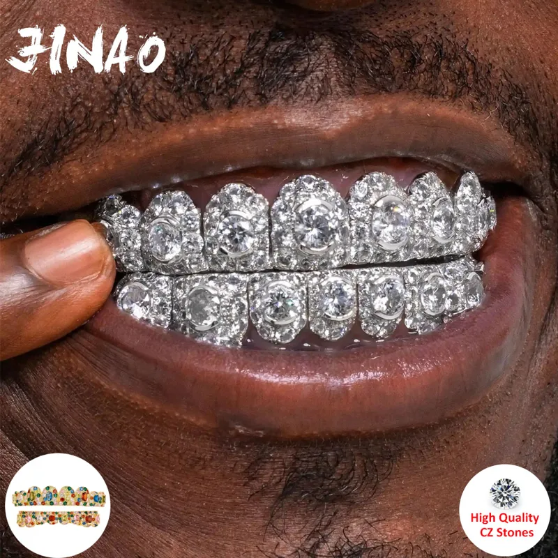 Body Jewelry Men - JINAO Hip Hop Full Iced Out