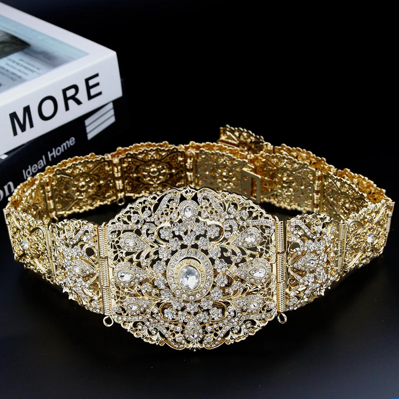 Body Jewelry Dress - Sunspicems Wide Morocco Belt For Women