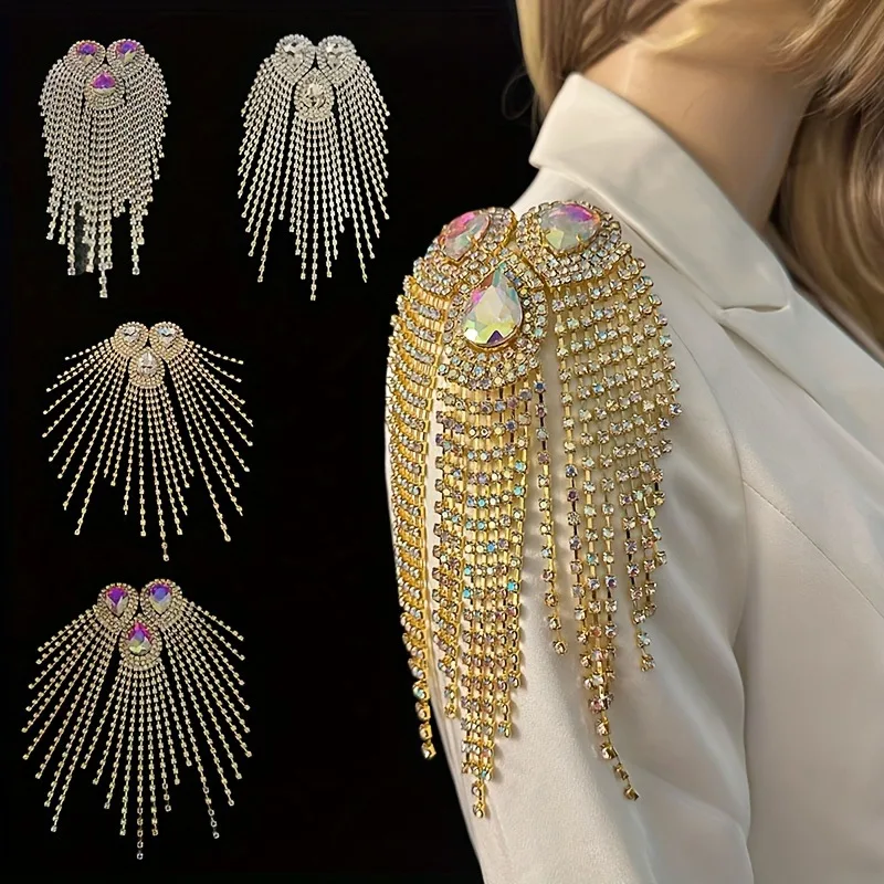 Body Jewelry Dress - Large Size Waterdrop Tassel Diamond Flower