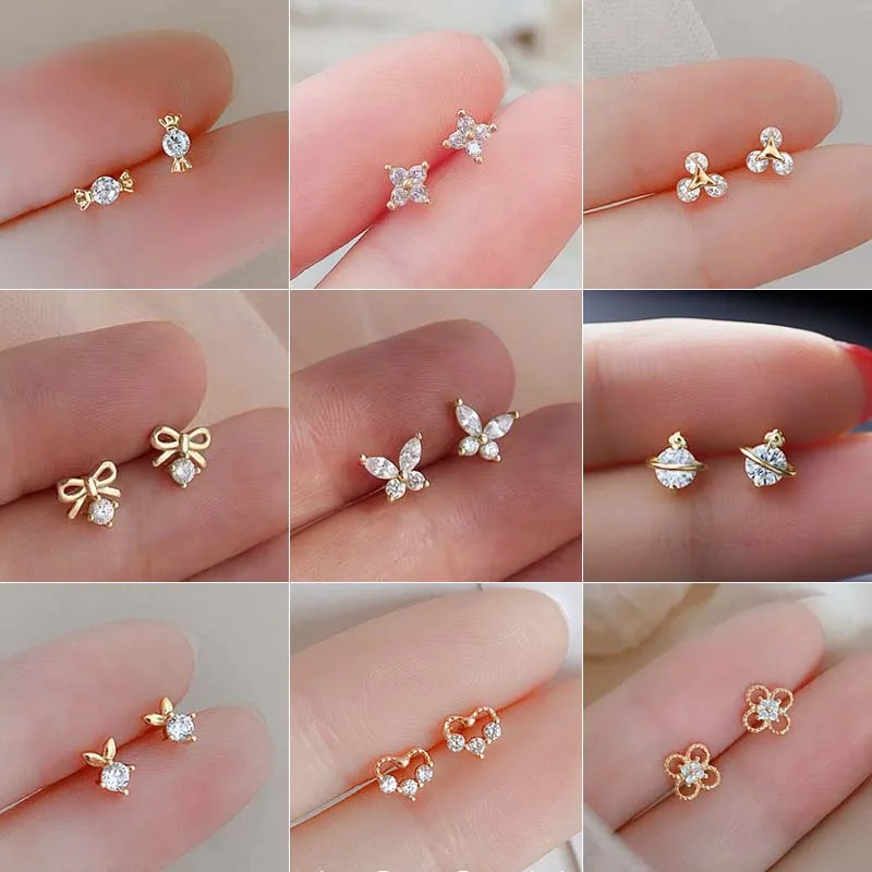 Body Jewelry Hypoallergenic - Multiple Style Earrings For Women Mini