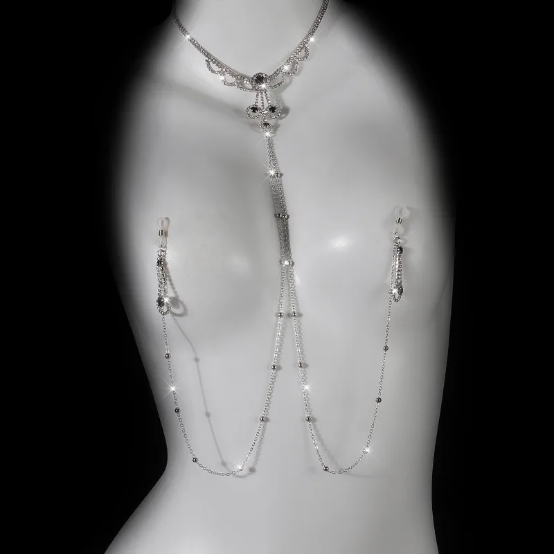Body Jewelry Harness - 1 fashionable neck hanging style sexy