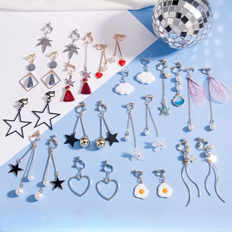WENHQ Korean Style Women's Cli - Body Jewelry Hypoallergenic recension och pris