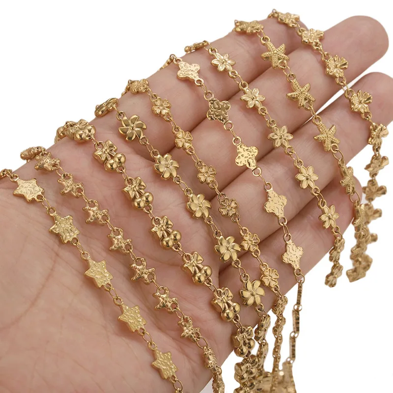 1Meter Stainless Steel Flower  - Body Jewelry For You recension och pris
