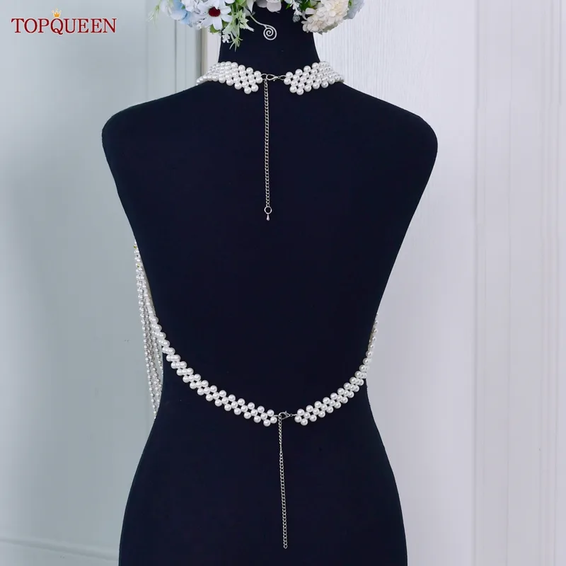 TOPQUEEN VG48 Bride Vest Cape  - Body Jewelry Vest recension och pris