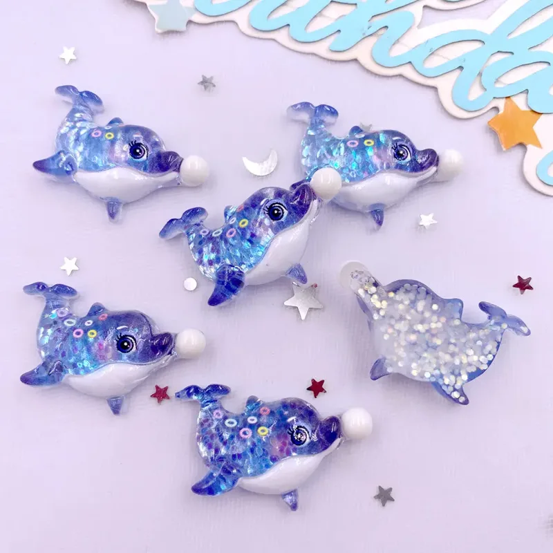 10pcs Glitter Colorful Resin S - Star Flat Back recension och pris