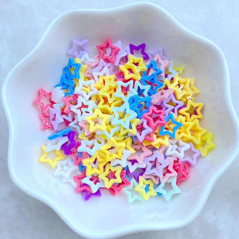 100Pcs New Cute Mini 8mm Macar - Star Flat Back recension och pris
