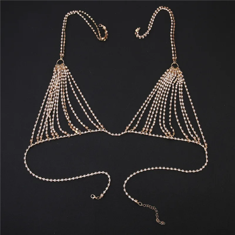 Luxury Heart Crytal Bikini Bod - Body Jewelry Harness recension och pris
