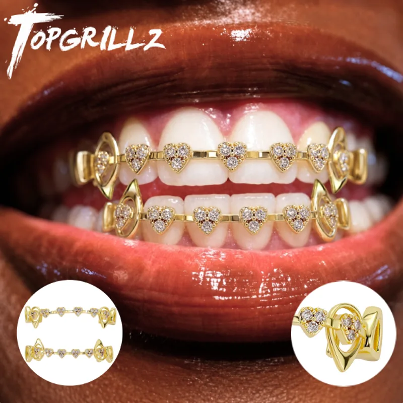 TOPGRILLZ  Hollow Heart Fang G - Body Jewelry Men recension och pris