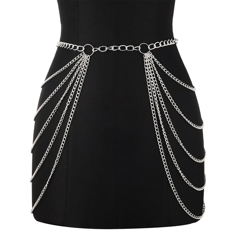 Metal Waist Chain Belt Multila - Body Jewelry Dress recension och pris