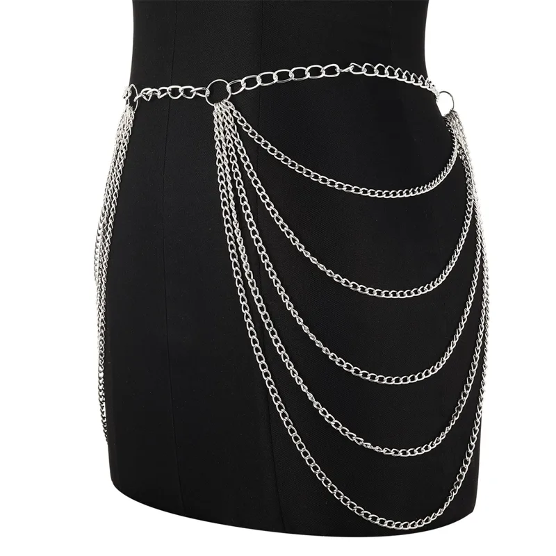Metal Waist Chain Belt Multila - Body Jewelry Dress recension och pris