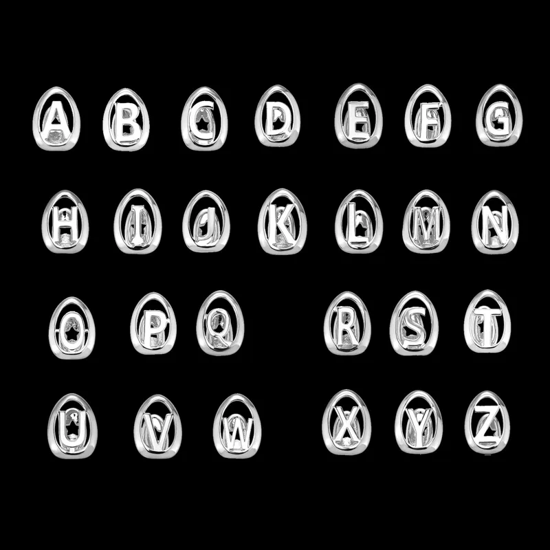 YOUNGX 26 Initial Letters Holl - Body Jewelry Men recension och pris