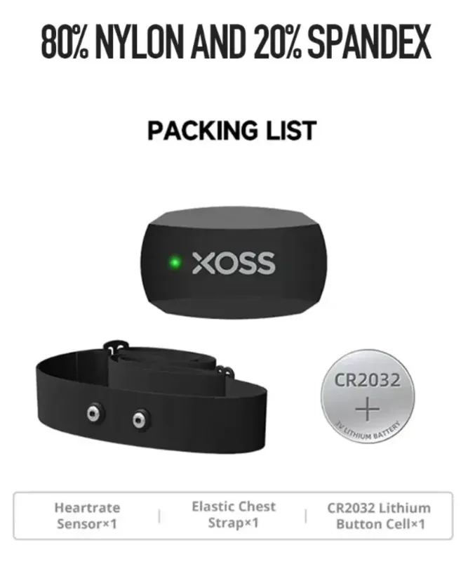 XOSS X2 Chest Strap Heart Sens - Body Jewelry Harness recension och pris