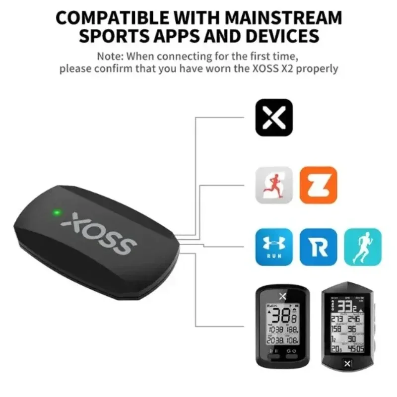 XOSS X2 Chest Strap Heart Sens - Body Jewelry Harness recension och pris