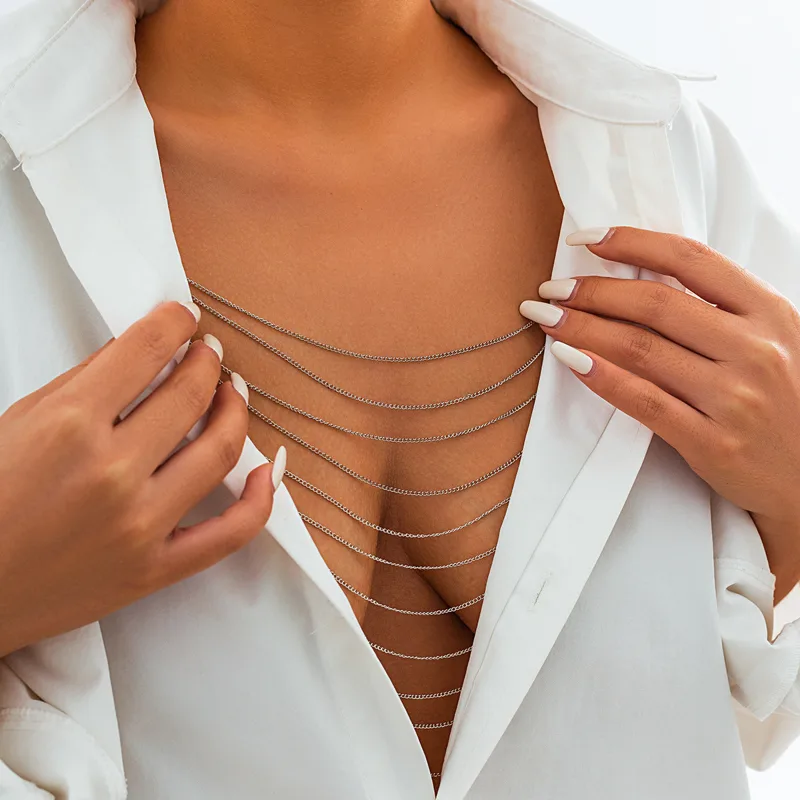 Classic Multi layered Tassel B - Body Jewelry Harness recension och pris