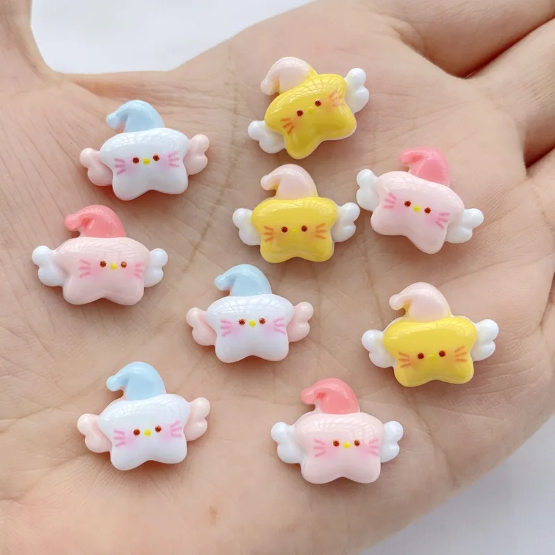 20Pcs New Cute Mini Resin  Ang - Star Flat Back recension och pris