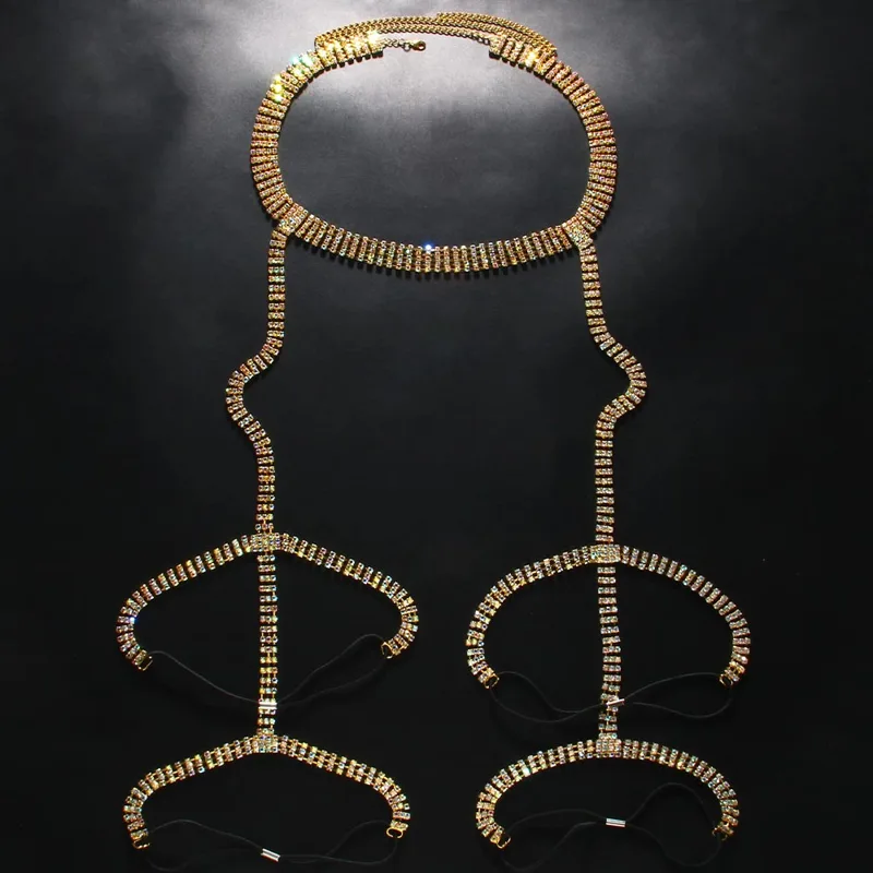 Stonefans Rhinestone Thigh Gar - Body Jewelry Thigh Chain recension och pris