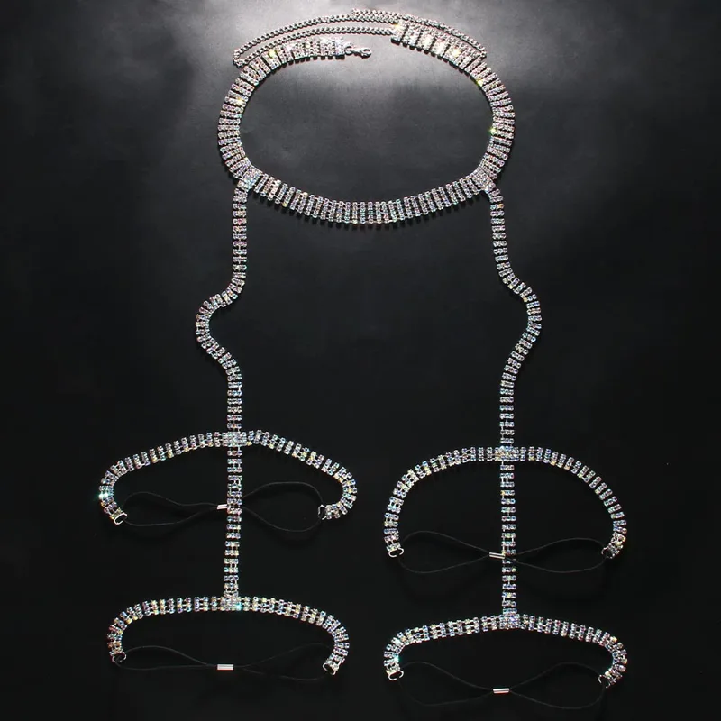 Stonefans Rhinestone Thigh Gar - Body Jewelry Thigh Chain recension och pris