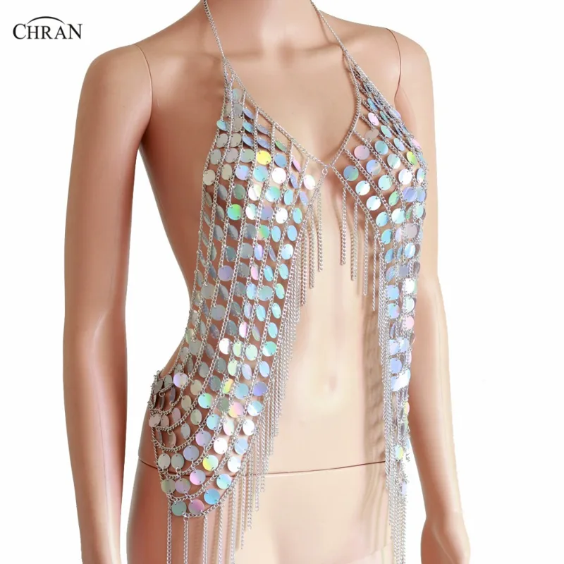 Chran New Sexy Spark Vest Summ - Body Jewelry Vest recension och pris