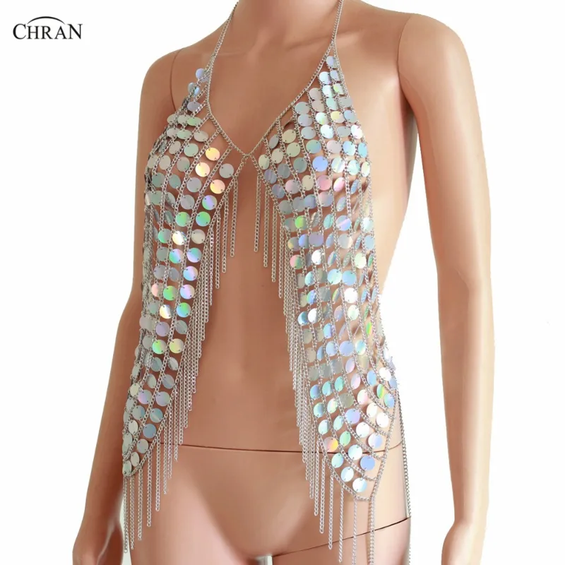 Chran New Sexy Spark Vest Summ - Body Jewelry Vest recension och pris