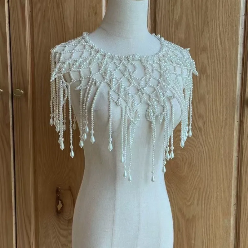 Victorian Inspired Beaded Shaw - Body Jewelry Vest recension och pris