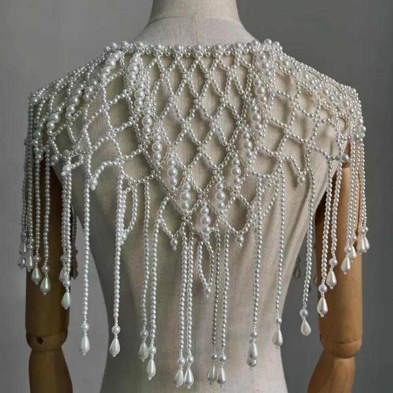 Victorian Inspired Beaded Shaw - Body Jewelry Vest recension och pris