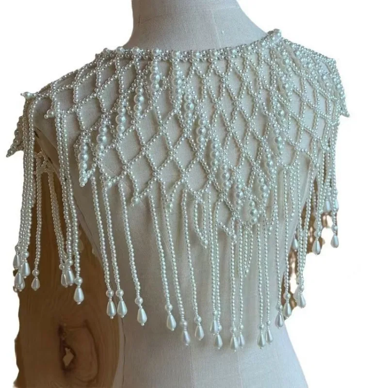 Victorian Inspired Beaded Shaw - Body Jewelry Vest recension och pris