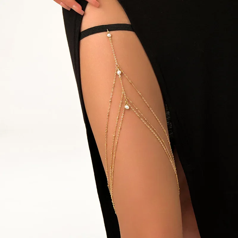 Fashion Summer Bohemian Thigh  - Body Jewelry Thigh Chain recension och pris