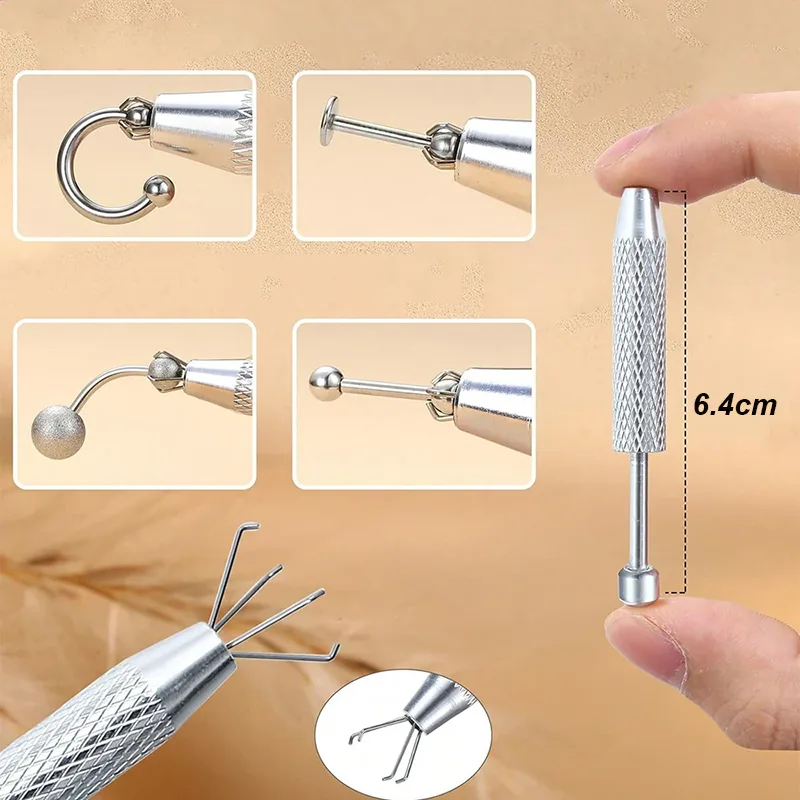 1pc Stainless Steel Piercing B - Body Jewelry Removal Tool recension och pris