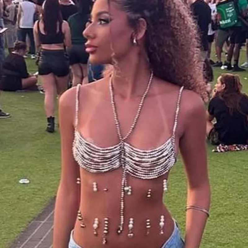2025 Luxury Design Halter Vest - Body Jewelry Vest recension och pris