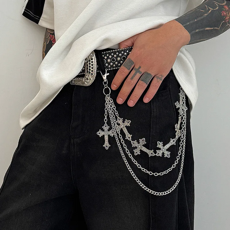 Fashion Punk Metal Pants Chain - Body Jewelry Men recension och pris