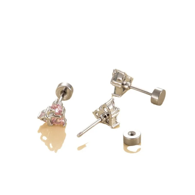 20G Heart Cubic Zirconia Ear S - Body Jewelry Hypoallergenic recension och pris