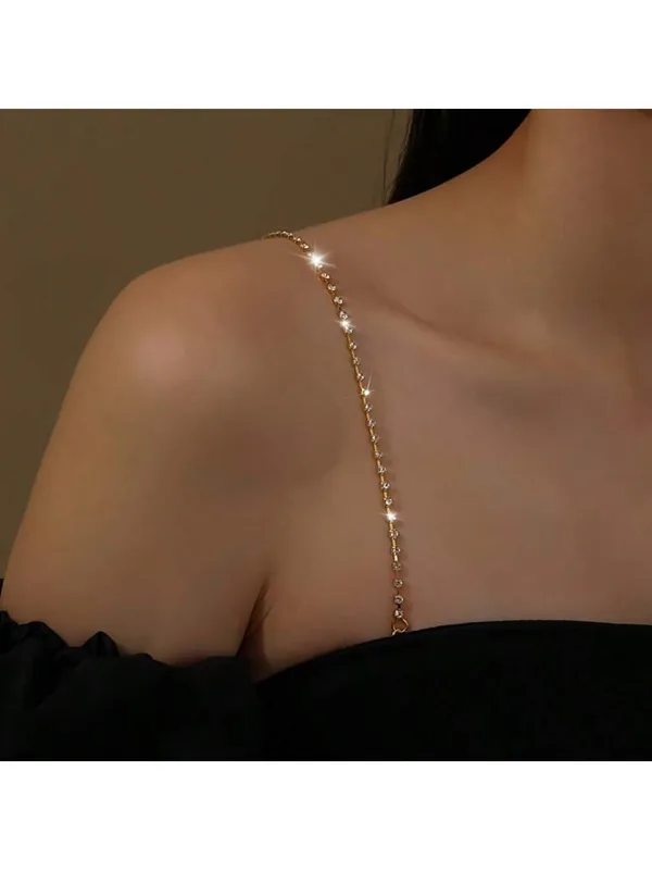 Elegant adjustable rhinestone  - Body Jewelry Dress recension och pris