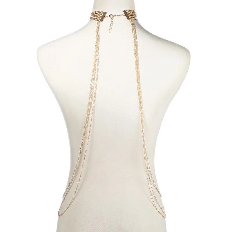 Gold Color Body Chain Women  R - Body Jewelry Harness recension och pris