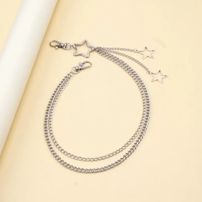 Charm Silver Color Stainless S - Body Jewelry Men recension och pris