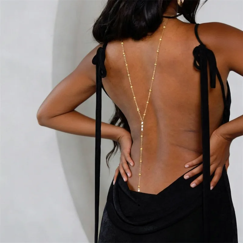 Retro Long Link Chain Women's  - Body Jewelry Dress recension och pris