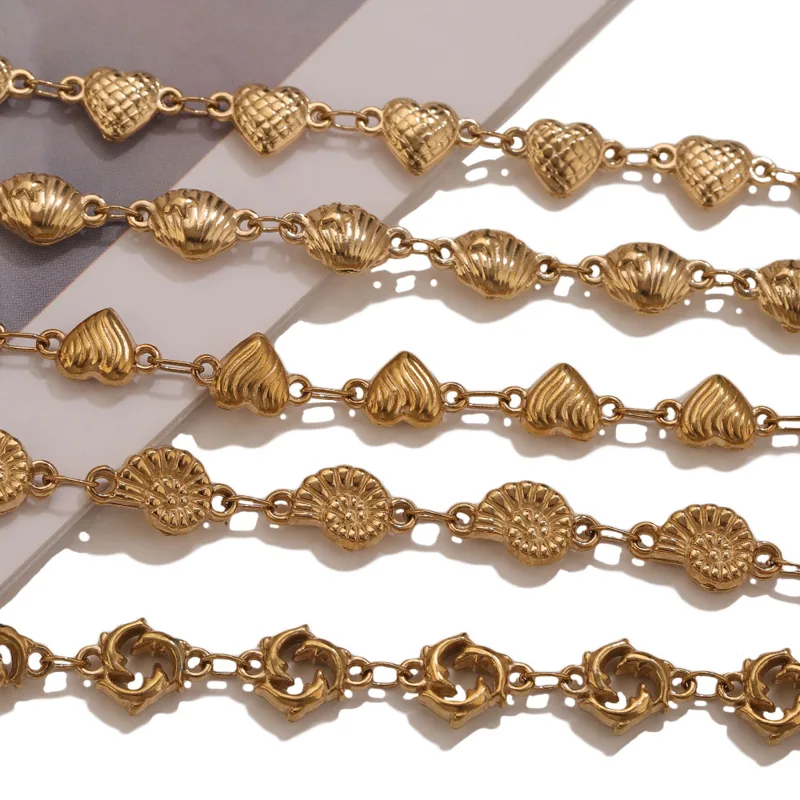 1M PVD Gold Stainless Steel He - Body Jewelry For You recension och pris