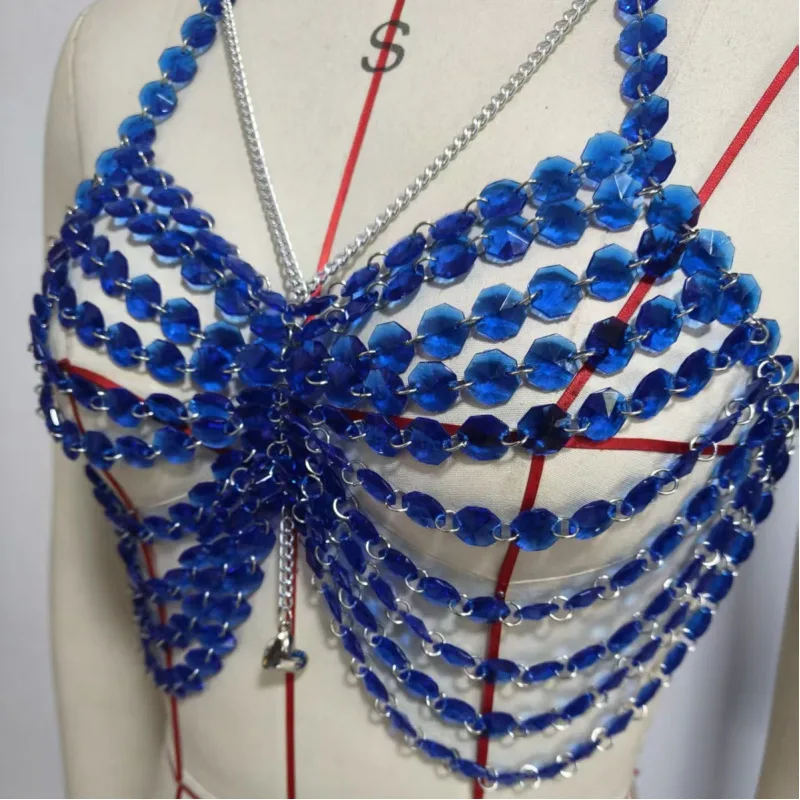 Women Body Chest Chain Fashion - Body Jewelry Vest recension och pris