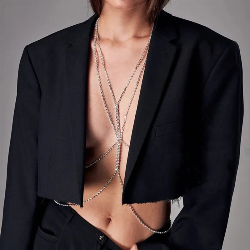 Gold Silver Plated Alloy Round - Body Jewelry Harness recension och pris