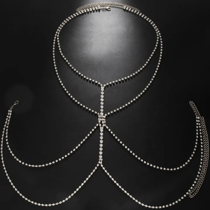 Gold Silver Plated Alloy Round - Body Jewelry Harness recension och pris