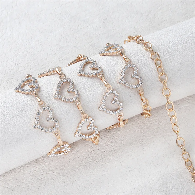 Fashion Rhinestone Heart Waist - Body Jewelry Dress recension och pris