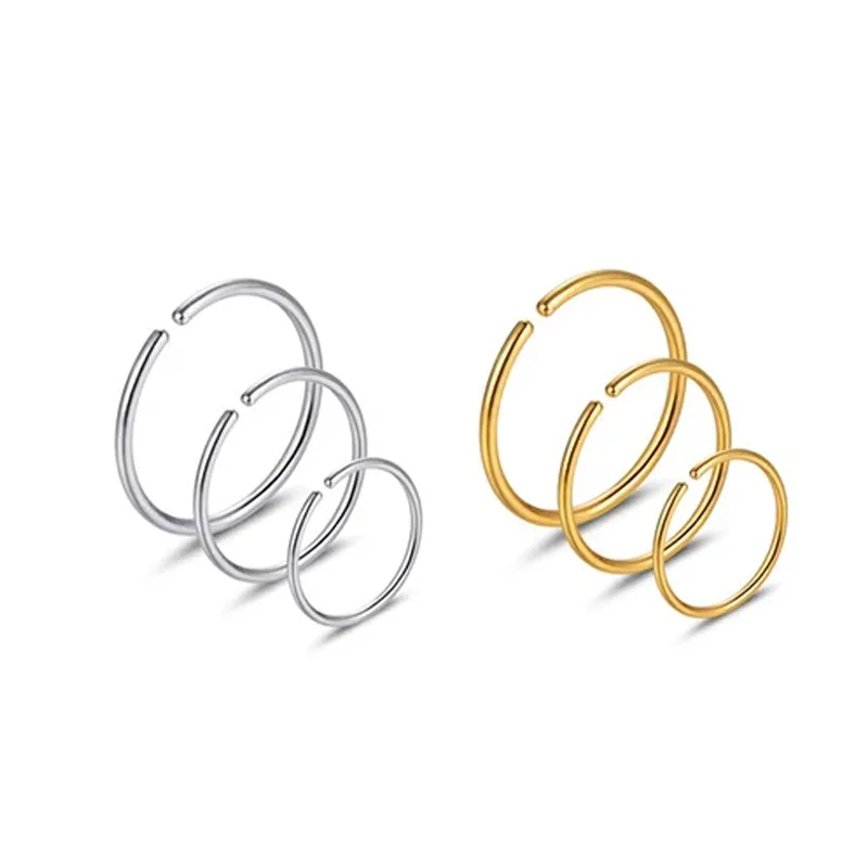 6pcs/lot Hypoallergenic Nose R - Body Jewelry Hypoallergenic recension och pris
