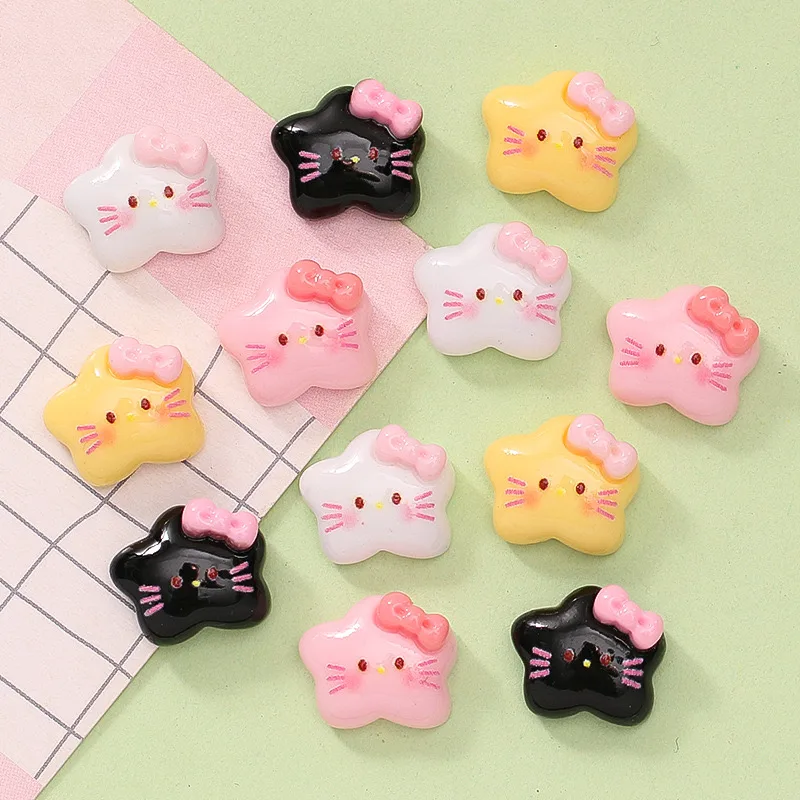 20Pcs New Cute Resin Mini cart - Star Flat Back recension och pris