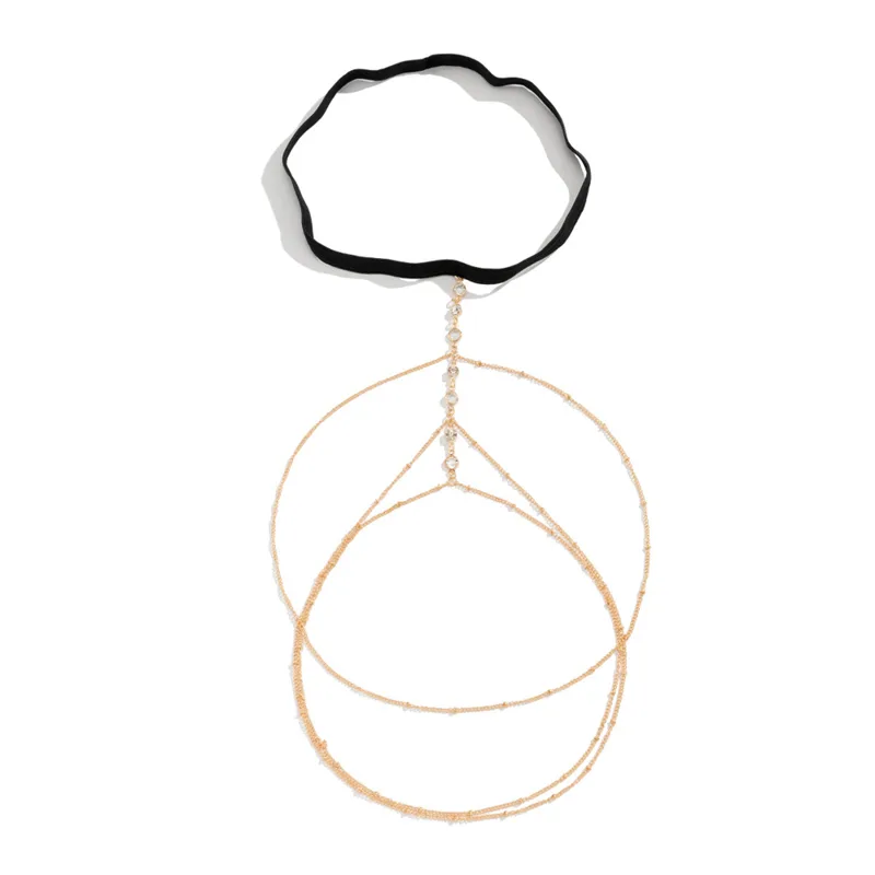 Boho Elastic Band Crystal Leg  - Body Jewelry Dress recension och pris